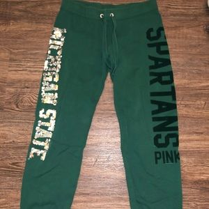Michigan State University (MSU) x PINK VS Pants